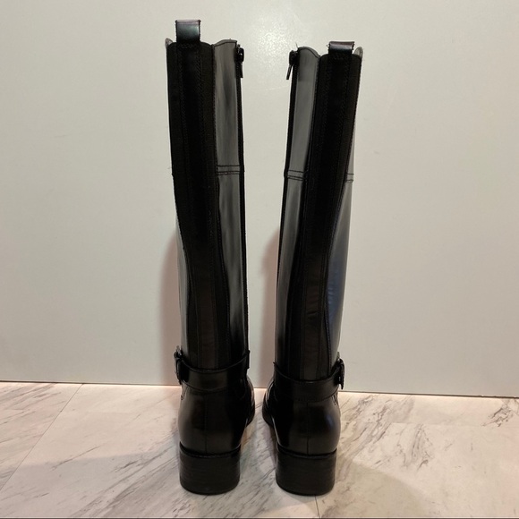 New! Bandolino Jiman Tall Black Riding Boot 6M - Picture 3 of 15